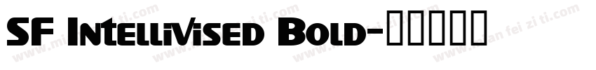 SF Intellivised Bold字体转换
